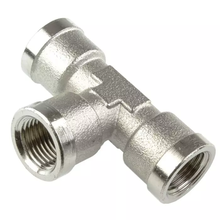 Legris Pneumatic Fittings G 1/8 Female to G 1/8 Female, 0915 00 10 (Pack of 3 Pcs)