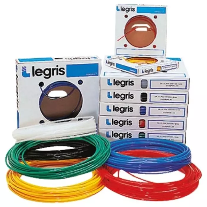 Legris Compressed Air Pipe Yellow Nylon 10 mm x 25m 1025P Series, 1025P10 05