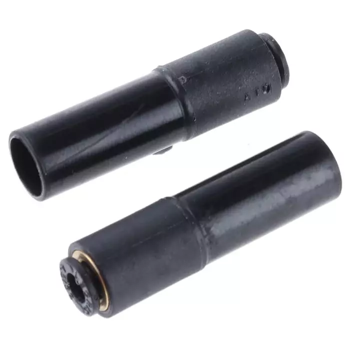 Legris LF3000 Series Straight Tube-to-Tube Adaptor Push In 4 mm to Push In 10 mm Tube-to-Tube Connection Style, 3166 04 10 (Pack of 5 Pcs)