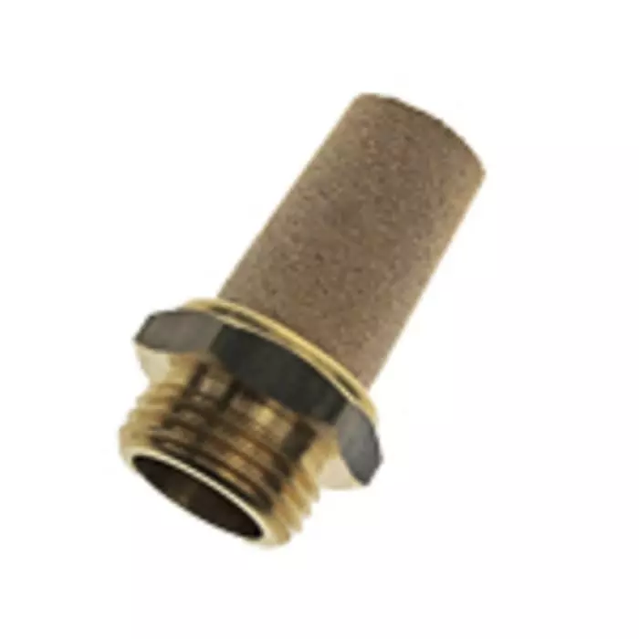 Legris 0675 Series Pneumatic Silencer Brass 12 Bar Threaded M5 Male, 0675 00 19 (Pack of 5 Pcs)