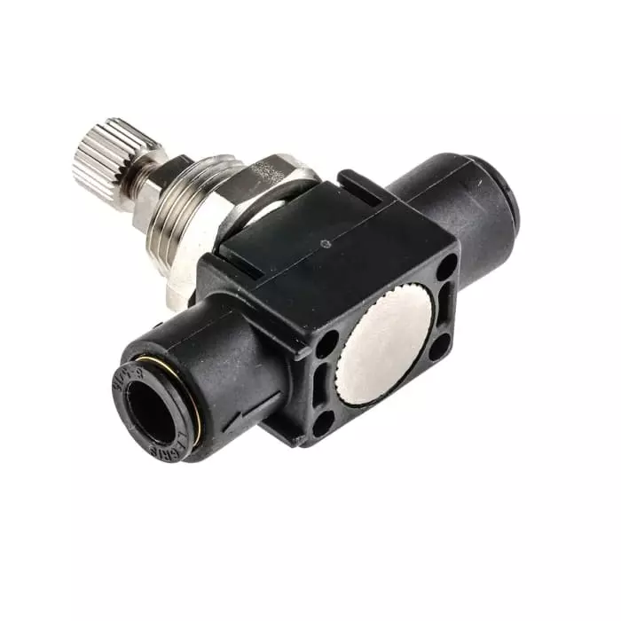 Legris 7776 Series Tube Flow Regulator 8 mm Tube Inlet Port x 8 mm Tube Outlet Port, 7776 08 00