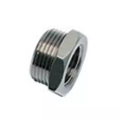 Legris Brass Pipe Fitting Straight Push Fit Reducer Male 3/8in BSPP 1/4in, 0905 13 17 (Pack of 50 Pcs)