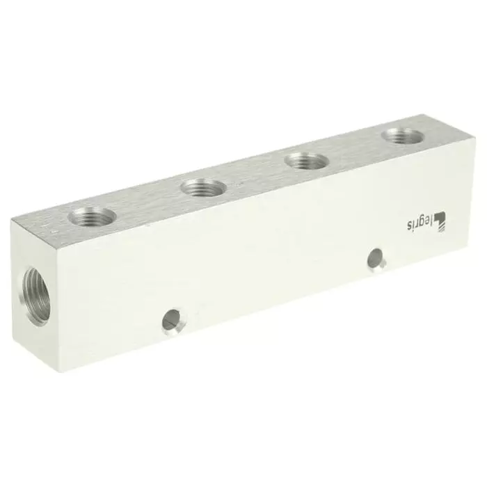 Legris 3313 Series 8 Outlet Manifold G 1/4 G 1/8, 3313 10 13 04