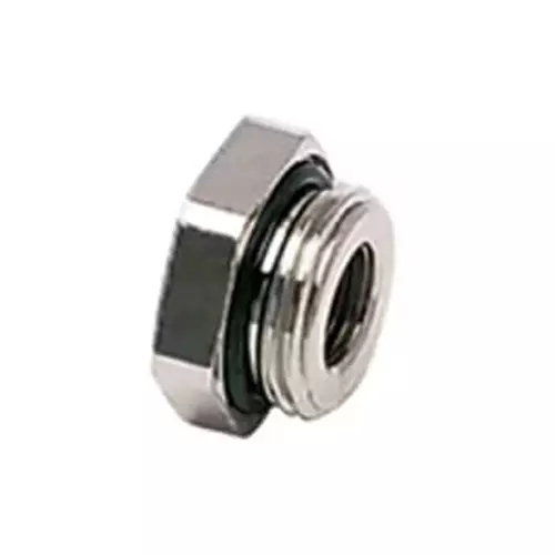 Legris Brass Pipe Fitting Straight Push Fit Reducer Male BSPP 1/4 inch to Female BSPP 1/8in, 0178 13 10 (Pack of 10 Pcs)