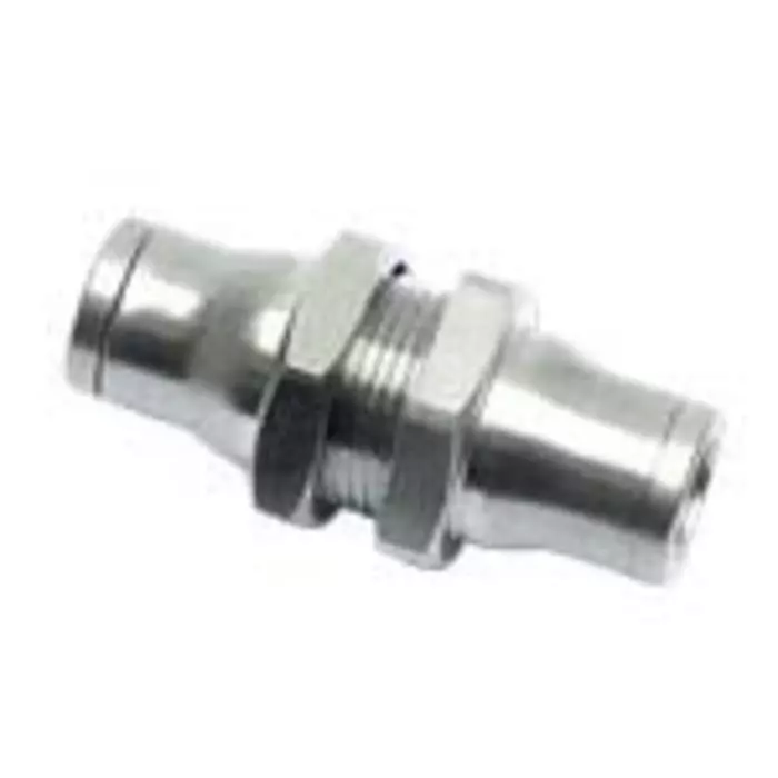 Legris LF3600 Series Bulkhead Tube-to-Tube Adaptor Push In 6 mm to Push In 6 mm Tube-to-Tube Connection Style, 3616 06 00 (Pack of 10 Pcs)