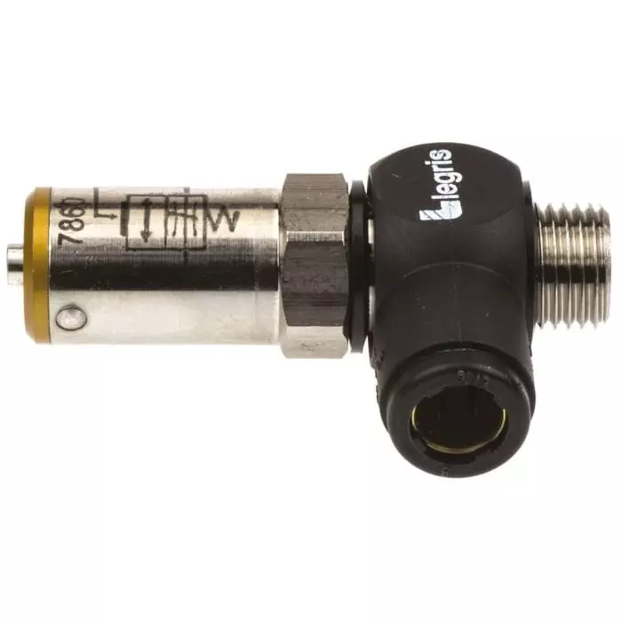 Legris Pneumatic Soft Start Valve G 1/4 Male 8 mm Tube Size 10 Bar, 7860 08 13