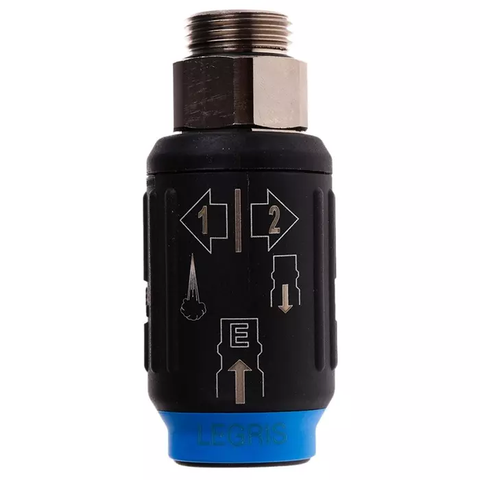 Legris Reinforced Polymer Male Pneumatic Quick Connect Coupling, G 1/2 Male Threaded, 9401E07 21