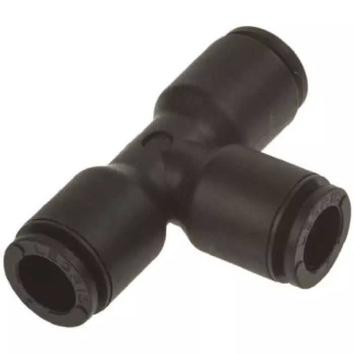 Legris LF3000 Series Tee Tube-to-Tube Adaptor Push In 12 mm Push In 16 mm to Push In 16 mm Tube-to-Tube Connection, 3104 16 12 (Pack of 5 Pcs)