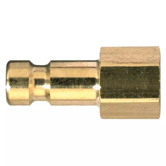 Legris Nickel Plated Brass Female Pneumatic Quick Connect Coupling, 1/8 in Female Female Thread, 20SFIW10MXN