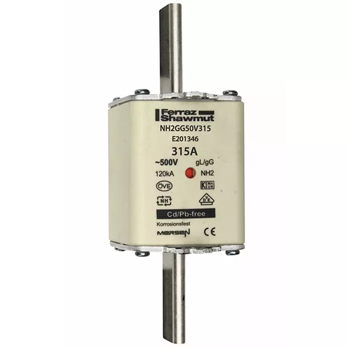 Mersen NH Fuse 315 A 500 V AC NH2, K219820 - NH2GG50V315-1