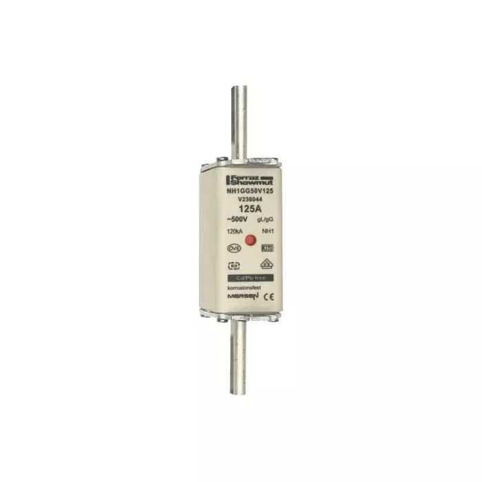Mersen NH Fuse 125 A 500 V AC NH1, NH1GG50V125