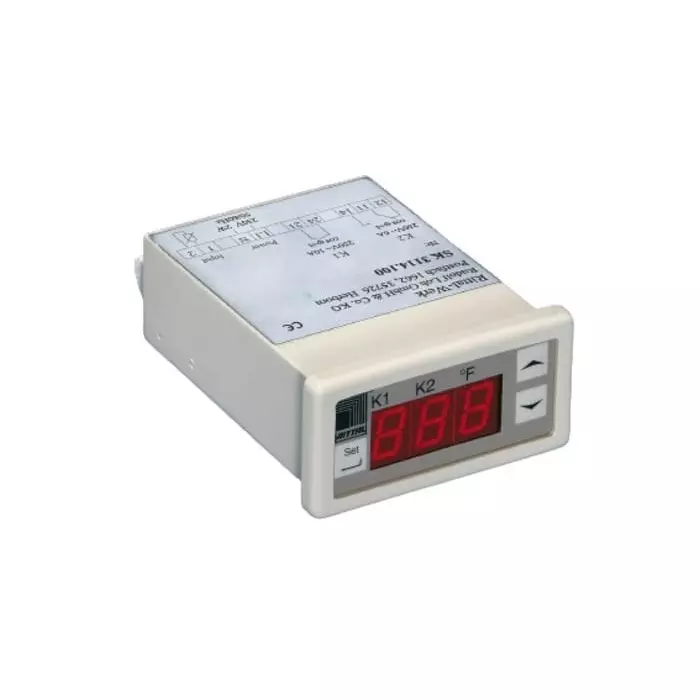 Rittal SK Changeover Enclosure Thermostat 24 V DC 230 V AC +5 to +55 °C, 3114200