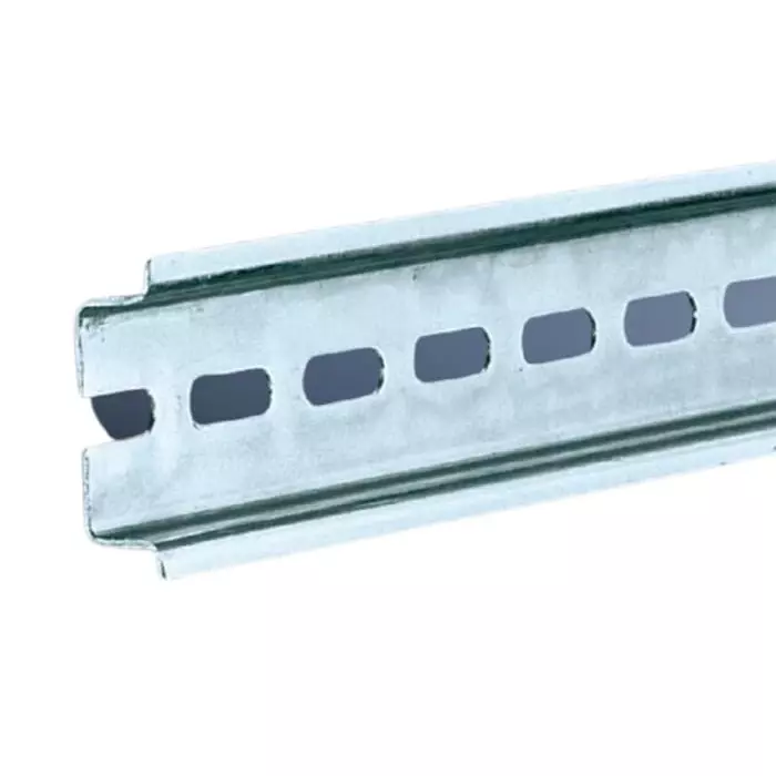 Rittal Sheet Steel Perforated DIN Rail Top Hat Compatible 137x35x7.5mm, 2314000 (Pack of 10 Pcs)