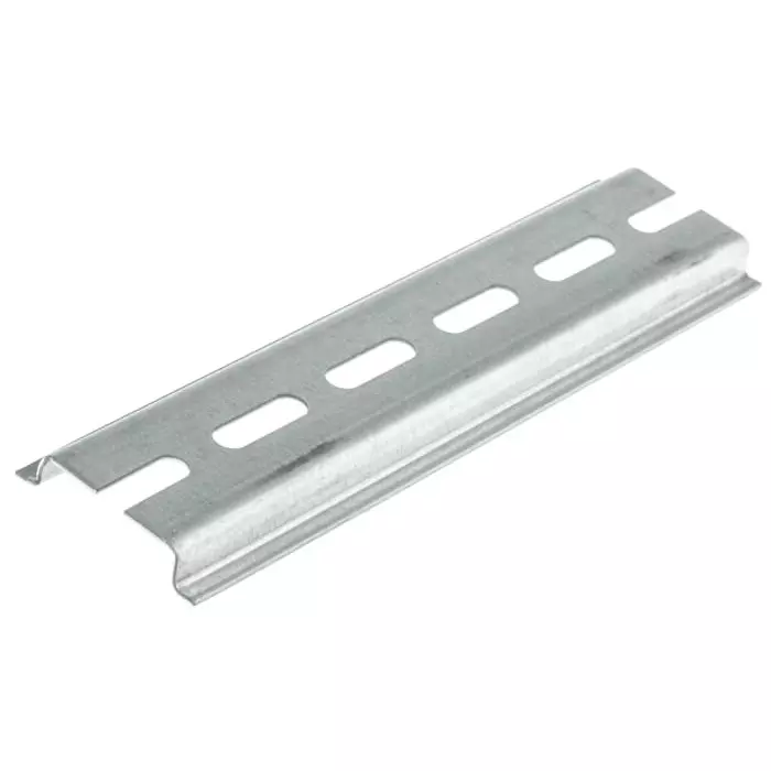 Rittal Sheet Steel Perforated DIN Rail Top Hat Compatible 137x35x7.5mm, 2314000 (Pack of 10 Pcs)
