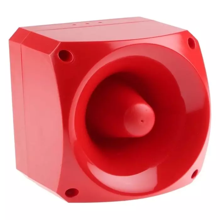 Klaxon Nexus 110 Series Base Mount Electronic Sounder, 24 - 48 V AC, 116dB at 1 m, IP66, DC, 64-Tone, PNS-0020