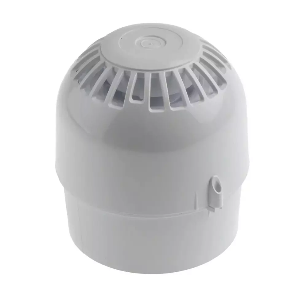 Klaxon Sonos White 32 Tone Electronic Sounder, 9 - 60 V DC, 106dB at 1 Metre, Surface Mount, IP65, PSS-0050