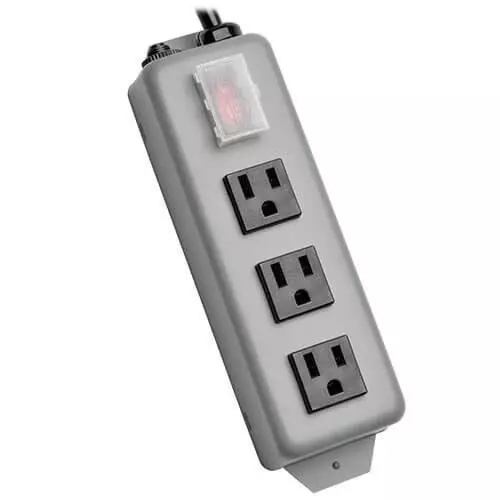 TRIPP LITE Power Outlet Strips 3 Outlet 20 A Current Rating 110 to 126 VAC Voltage Rating, 3SP
