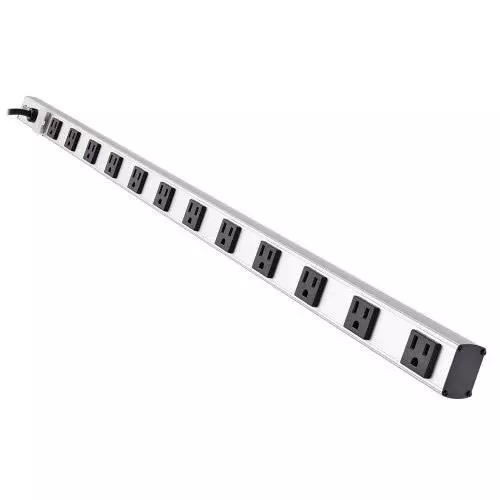 TRIPP LITE Power Outlet Strips 12 Outlet 15 A Current Rating 110 to 126 VAC Voltage Rating, PS3612RA