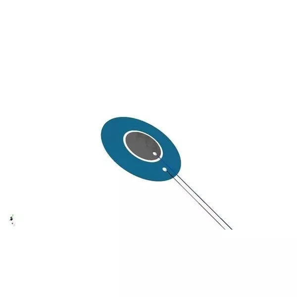 PUI AUDIO Benders Piezoelectric Flush Mount Round Shape 500 Ω Impedance, AB5027B-3-LW100-R