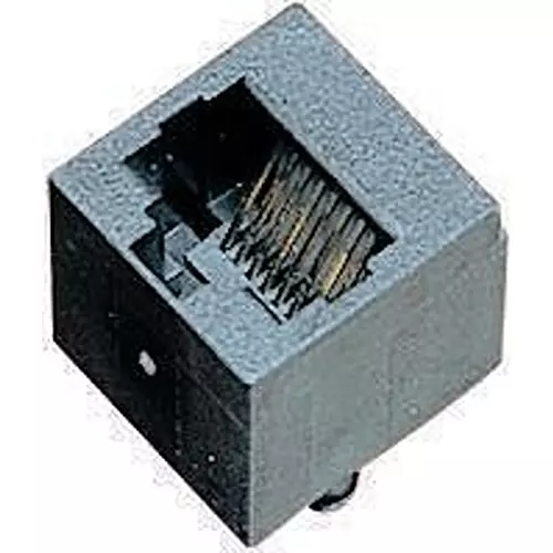 AMP - TE CONNECTIVITY Cat3 Rj45 Modular Jack, 8 Position, 1 Port, 5555799-1