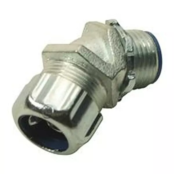 ABB - THOMAS & BETTS Conduit Fitting, 45 Degree Liquidtight, Iron, 9.53Mm, 5341