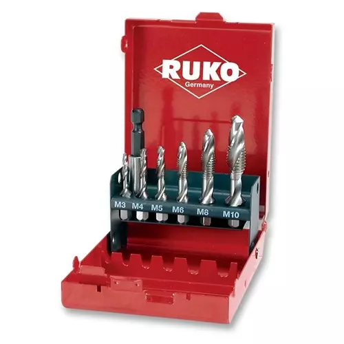 RUKO Drill And Tap Set, M3-M10, 270020