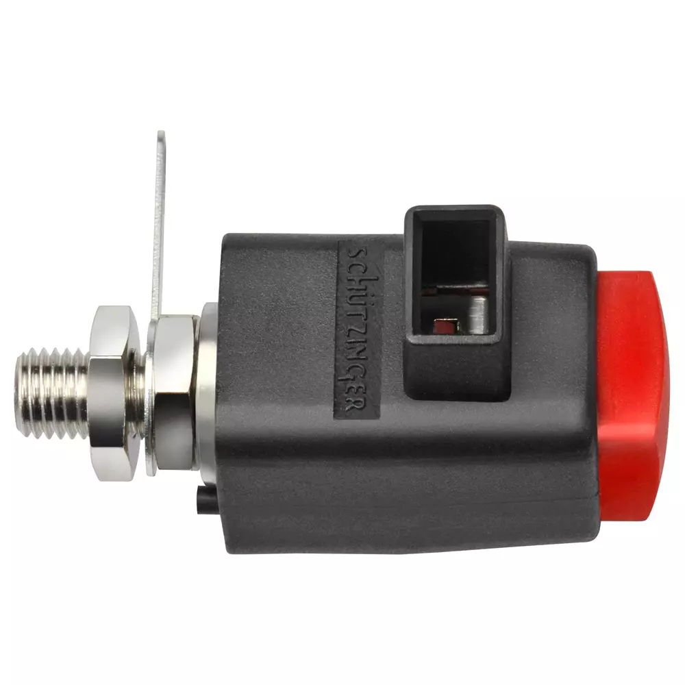 SCHUTZINGER Safety Quick-Release Terminal-Red, Sdk 801 / Rt