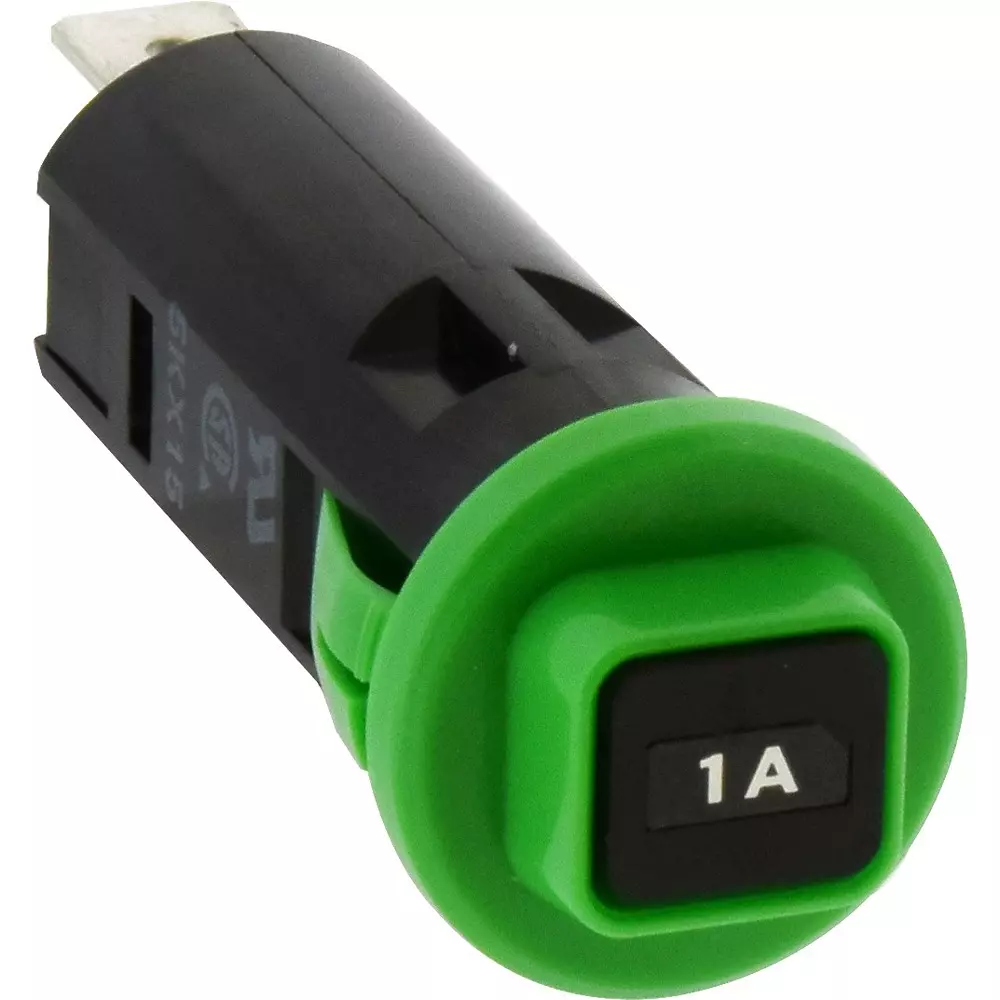 IDEC Nrf Series Circuit Protector AC250/DC32 V, Nrf110G-1A