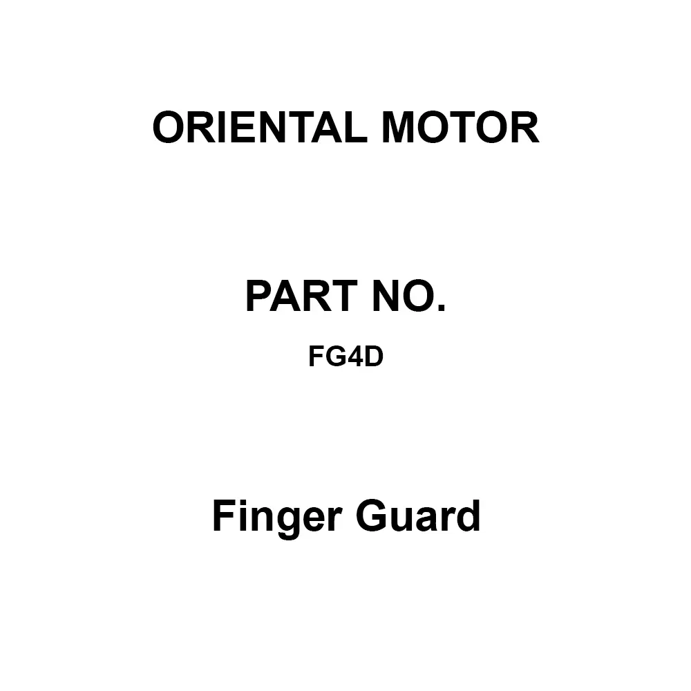 ORIENTAL MOTOR Finger Guard Iron wire / Chrome Plating, FG4D