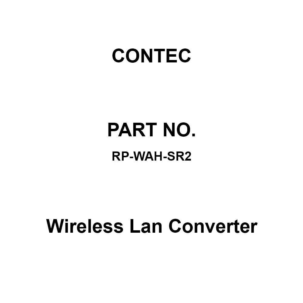 CONTEC Wireless Lan Converter 8 to 35 V DC, RP-WAH-SR2