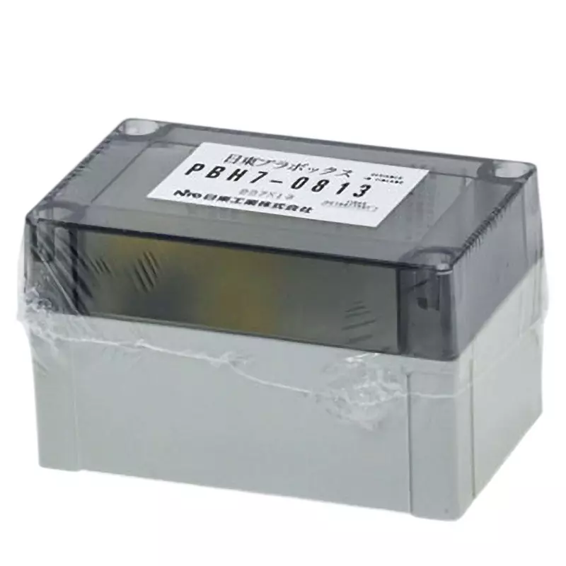 NITTO KOGYO Polycarbonate Box 80x130x77 mm, PBH7-0813