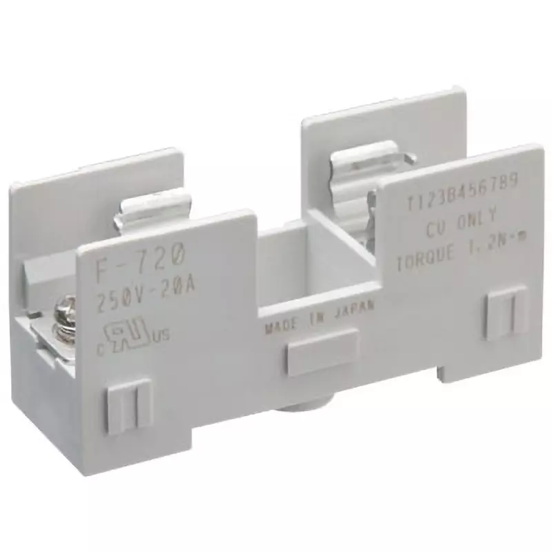 Sato Parts Fuse Holder Horizontal Connection Type DC500V, 100 mΩ or More White for FG-40, F-720
