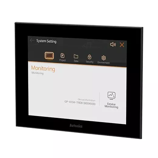 Autonics Basic Graphics Panel 24VDC, GP-A104-T9D8