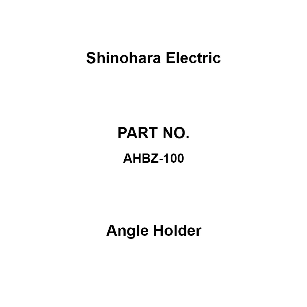 Shinohara Electric Angle Holder Steel plate Material with insulation cover Spec, AHBZ-100 (Pack of 5)