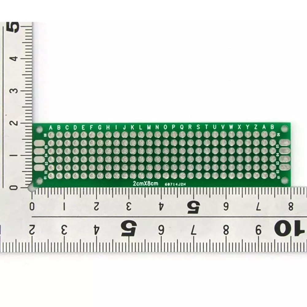 Kyoritsu Electronics Double-Sided Through-Hole Universal PCB Glass Epoxy Material Both sides Type, PCB2080G (Pack of 5)