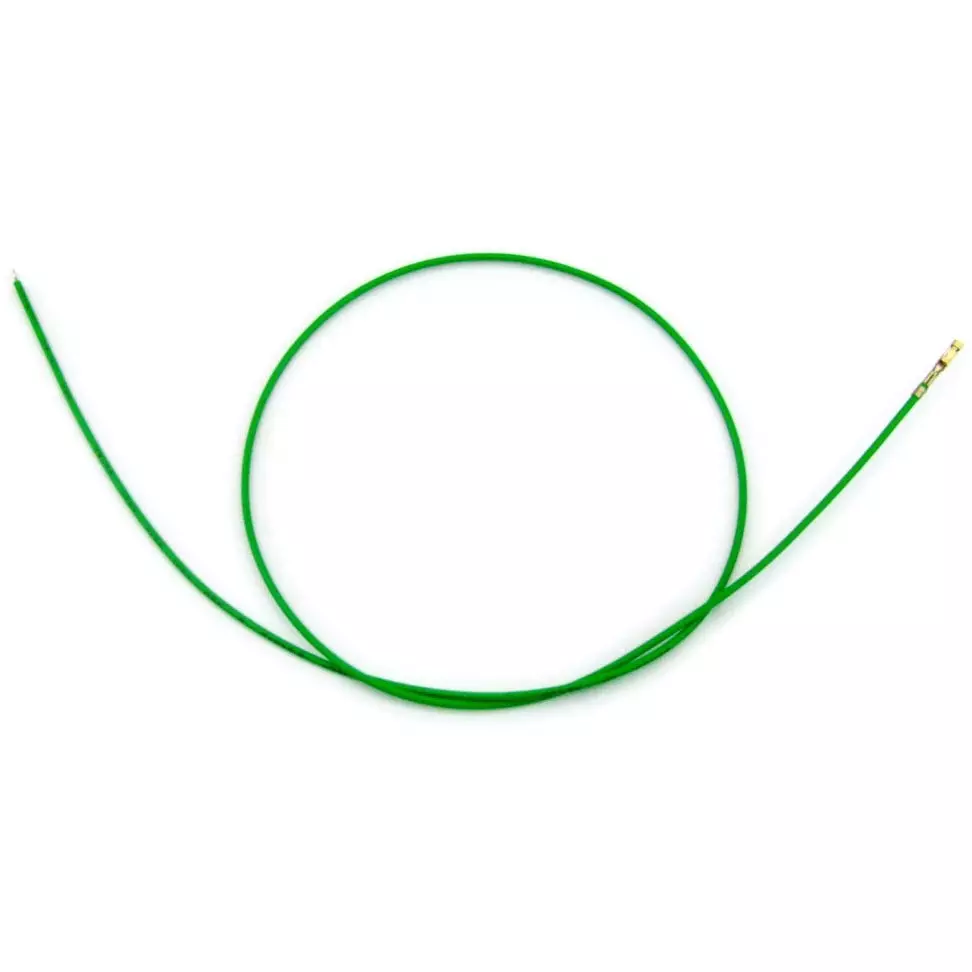 Kyoritsu Electronics Single End Crimped Wire [Cable] Green, QW-1GR (Pack of 10)