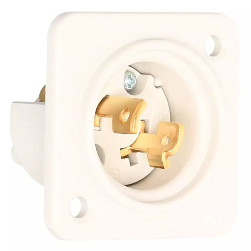 AMERICAN DENKI Hook Type Flange Inlet 250 V Rated Voltage, 2125N
