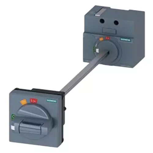 Siemens Sentron 3VA Series Rotary Operator Accessory Door Mounted with In-Built 8UC Handle for 3VA12 250A MCCB, 3VA9257-0FK51