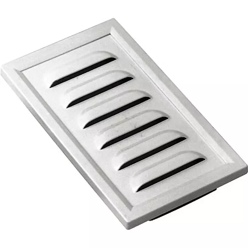 Naigai Energering Louver Made of iron Black (N-1) Material, PRB-2 (Pack 2)
