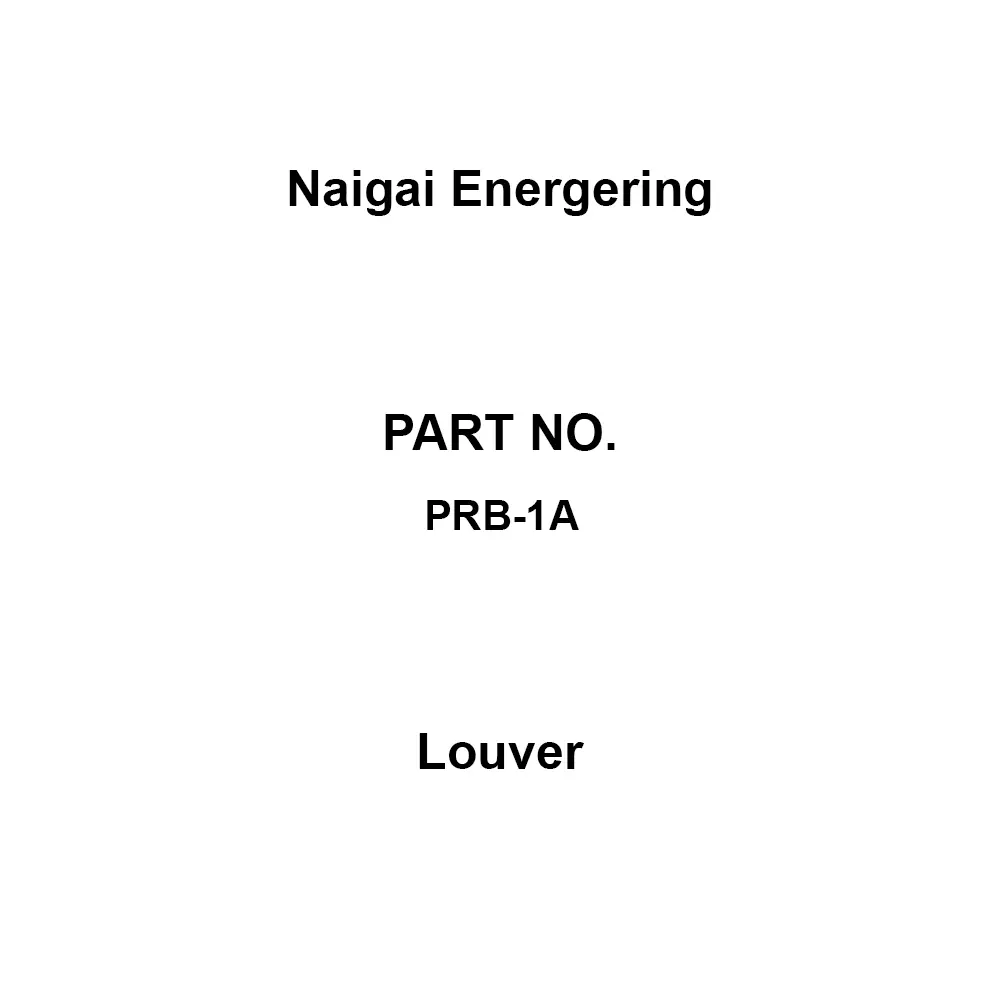 Naigai Energering Louver Iron Material With insect net Specifications, PRB-1A (Pack of 2)