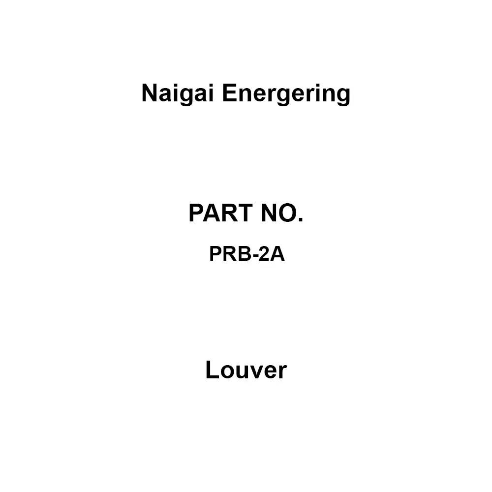 Naigai Energering Louver Iron Material With insect net Specifications, PRB-2A (Pack of 2)