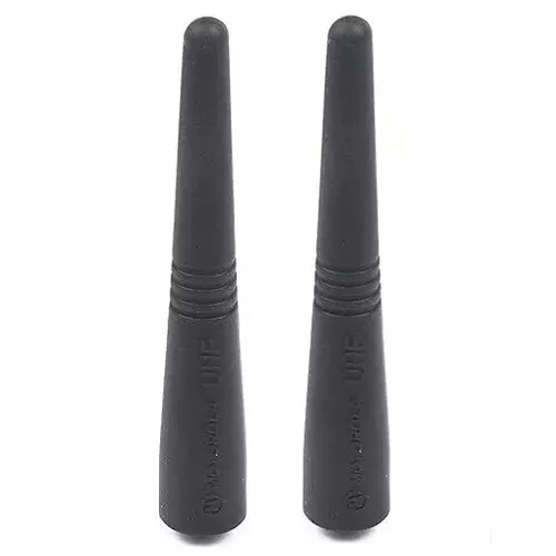 LRSA VHF Helical Antenna 30x20 cm Size 350-390 MHz Frequency Range Black, GP328 (Pack of 2 Pcs)