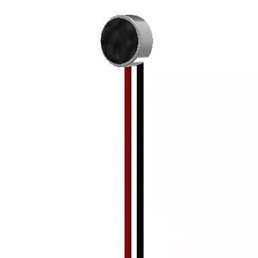 PUI AUDIO Microphones Omnidirectional Solder Pin Termination Style 2.2 kΩ Impedance, TOW-1538L-LW100-R