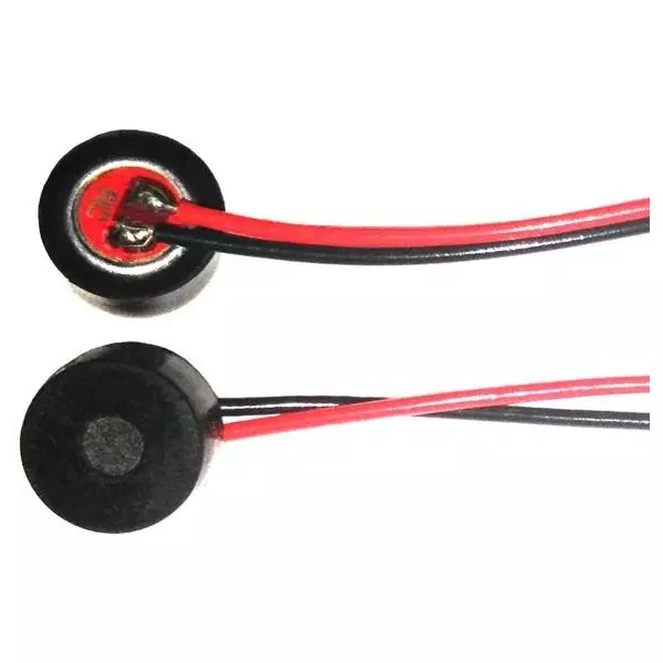 MALLORY Microphones Omnidirectional Wire Lead Termination Style 2.2 kΩ Impedance, PMOF-6027WN-44KDQ