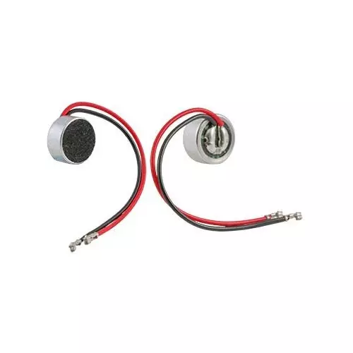 MULTICOMP PRO Microphone 2.2 kohm Impedance 2 Pins No. of 1.5 V Supply Voltage Min, MPABM-731-RC