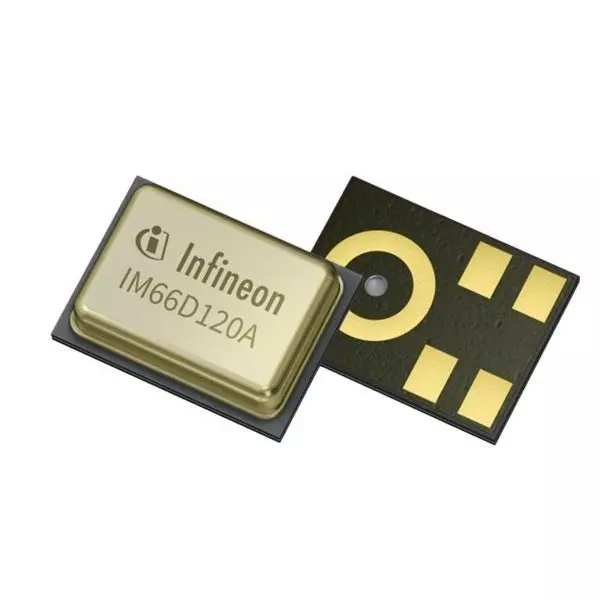 Infineon MEMS Microphone -36 dB Sensitivity 66 dB Signal to Noise Ratio, IM66D130AXTMA1
