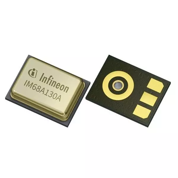Infineon MEMS Microphone -38 dB Sensitivity 68 dB Signal to Noise Ratio, IM68A130AXTMA1