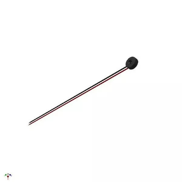 PUI AUDIO Microphones Omnidirectional Solder Pin Termination Style 2.2 kΩ Impedance, POW-1644L-B-LW100-R