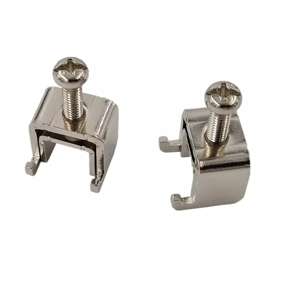Mitsubishi Electric GOT2000 Series Extra Mounting Clips Silver Color Metal Body Suitable For GT27/25 10 inch (254 mm) ATEX models, GT25-10FIT-EXS (Pack of 2)