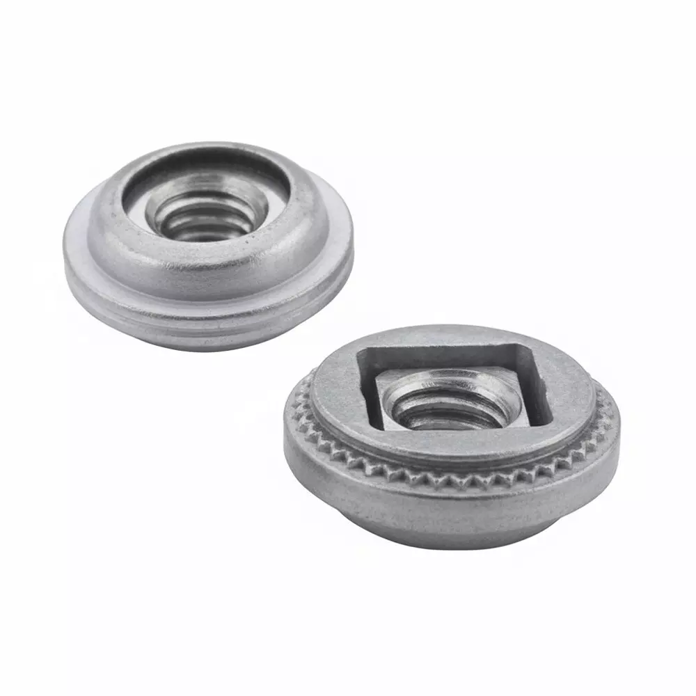 PEM Self Clinching Nut Steel 10-32 Thread Size Female, AS-032-2ZI